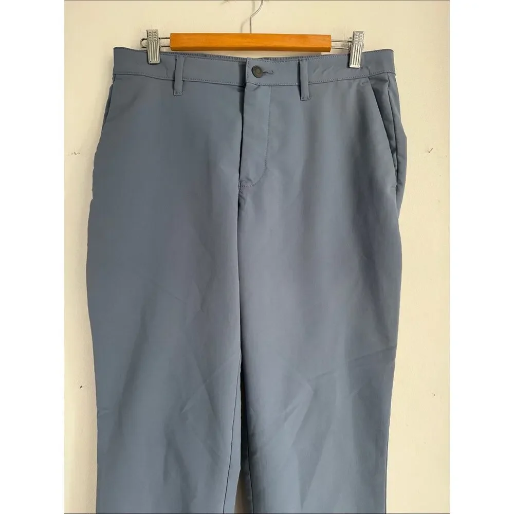 Banana Republic flat front performance slim straight leg dress pants sz 32x32